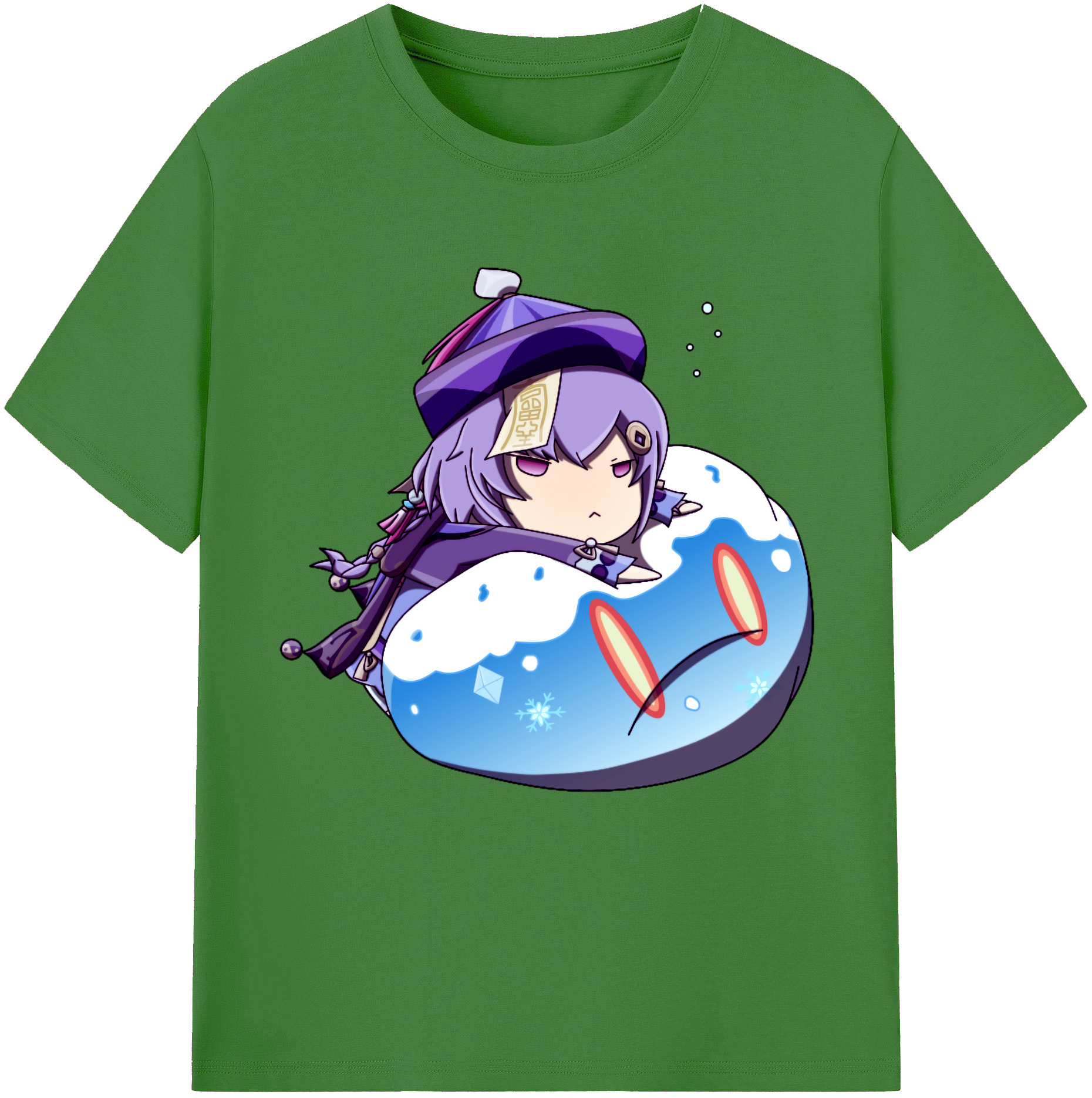 げんし神 七七 なな  genshin Nana レディースカジュアルプリントTシャツ（綿100％）